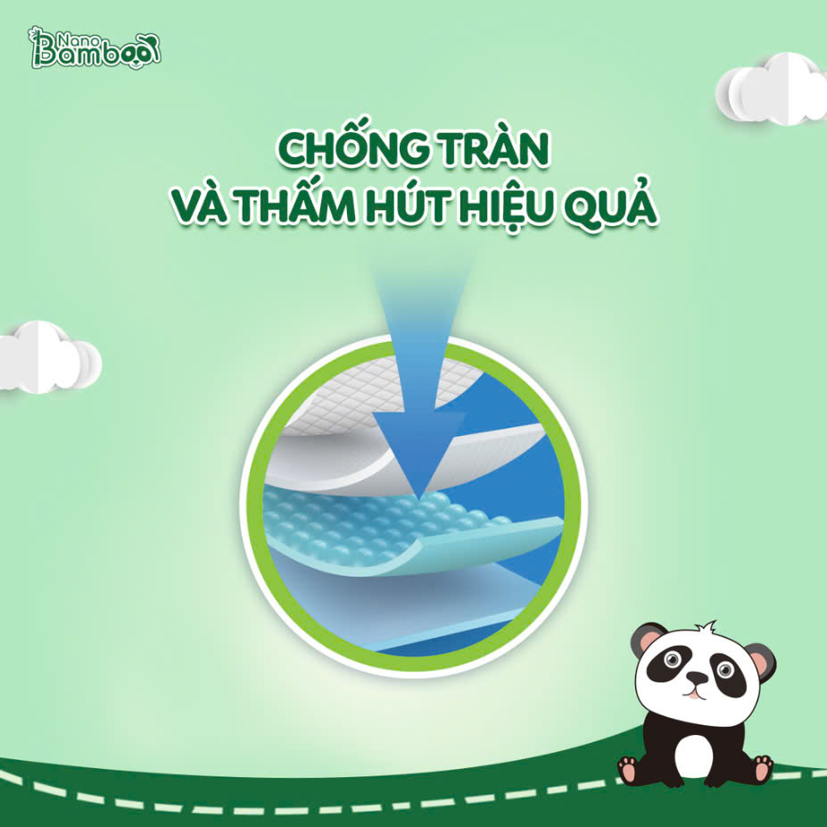 Bỉm quần Nano Bamboo (M, L, XL, XXL)